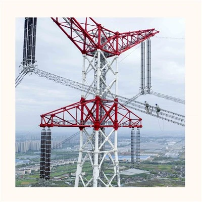 Menara transmisi baja sudut